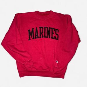Champion USMC Military Marines Crewneck Sweatshirt